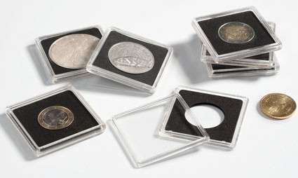 Zubehör 327634 - Münzkapseln QUADRUM 32,5 mm für Deutsche 10- und 20 Euro Gedenkmünzen 