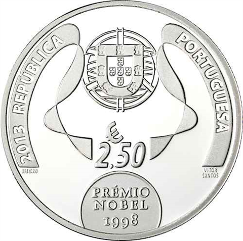 Portugal 2,5 Euro 2013 PP José Saramago-I