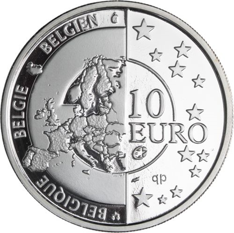 Belgien-10 Euro-2005-AGpp-Ende des zweiten Weltkriegs-RS
