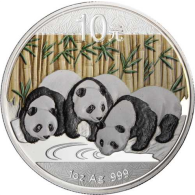 China-10Yuan-2013-AG-Panda-Farbveredelung-FD-VS