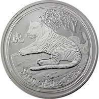 1 Oz Silbermünze Australien Lunar Jahr des Tiger 2010 (Default)
