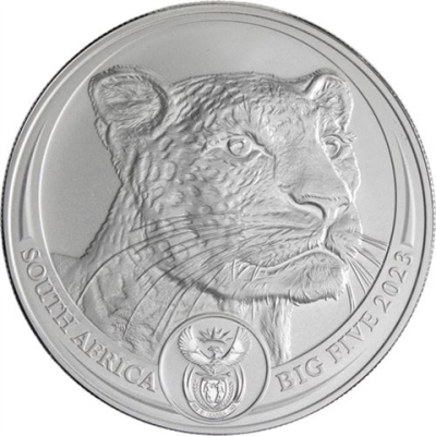 Süd Afrika-5 Rand-2023-AGstgl-Big Five Leopard-RS