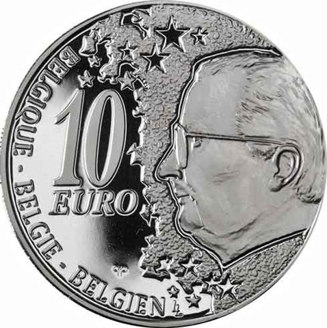 Belgien-10-Euro-2002-Nord--Süd-Verbindung---III