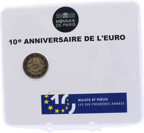 Frankreich-2 Euro-2012-Bargeld-Coincard-RS
