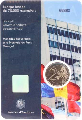 Andorra 2 x 2 Euro 2023 Vereinten Nationen & Sommersonnenwende