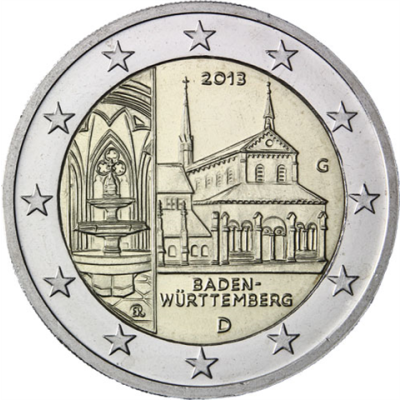 Deutschland-2Euro-2013-Kloster-Maulbronn-G-RS