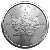 Kanada-50Dollar-2023-1-Unze-Platin-Maple-Leaf-RS