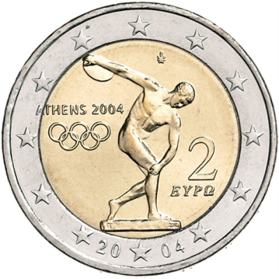 Griechenland-2-Euro-2004-Olympiade-Athen-RS