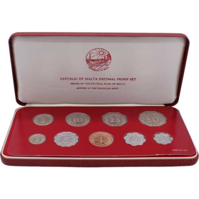 Malta-10,93 Mils-1978-PP-KMS-Etui
