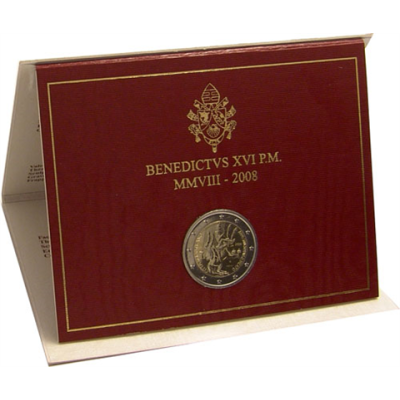 Vatikan-2Euro-2008-Paulusjahr-Folder