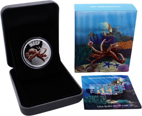 Australien-50 Cent-2012-AGpp-Octopus-Farbe-RS