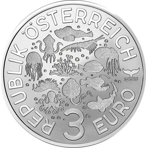 Österreich-3Euro-2023-Hgh-Leuchtgarnele-RS