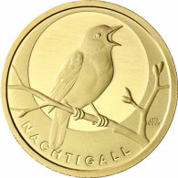 1/8 Oz Goldmünze Nachtigall - Deutschland 20 Euro Gold 2016 Mzz. J 
