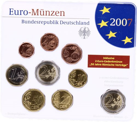 Deutschland-5,88 Euro-2007-Stgl-Kurs-MzzJ-RS