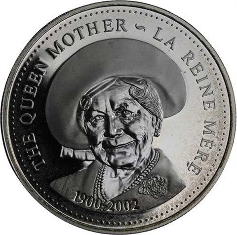 Kanada-1Dollar-2002-AGpp-Queen Mother-Etui