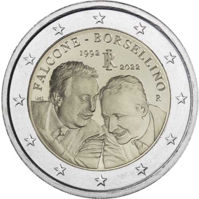 Italien-2Euro-2022-Falcone-&-Borsellino-RS