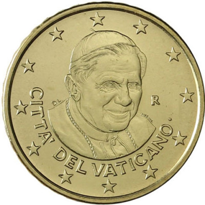 Vatikan Kursmüzen 10 Euro-Cent 2009 Stgl. Papst Benedikt XVI.Zubehör Münzkatalog bestellen 