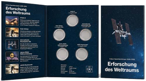 muenzfolder-fuer-5x-dt-5-euro-muenzen-erforschung-des-weltraums-2026-2028-mitl-kapsel