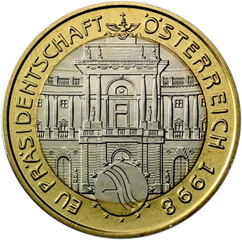 Österreich 50 Schilling 1998 Hgh EU Ratspräsidentschaft I