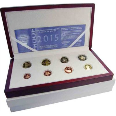 Griechenland 3,88 Euro 2015 PP Proof Set in OVP