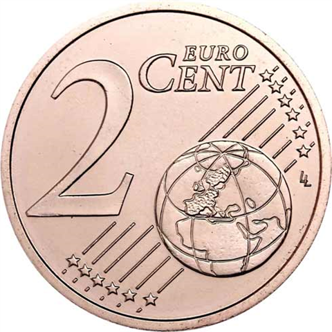 Frankreich-2-Cent-2010-Kursmünze-I