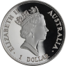 Australien-1 Dollar-1993-AGpp-Kookaburra-VS