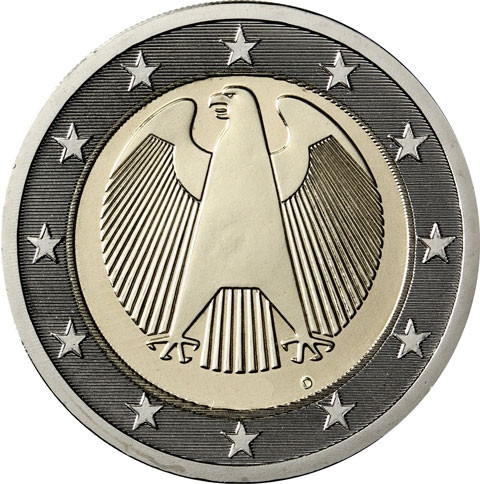 Deutschland 2 Euro Kursmünzen 2011 Stgl. Mzz .D Bundesadler Zubehör Münzen bestellen 
