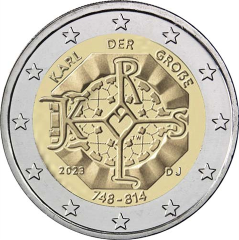 Deutschland-2Euro-2023-Karl-der-Große-J