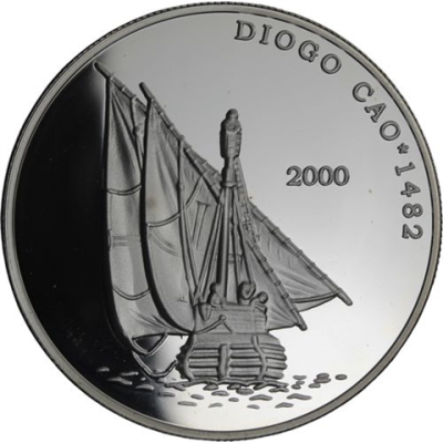 Kongo-10 Francs-2000-AGpp-Diogo Cao-RS