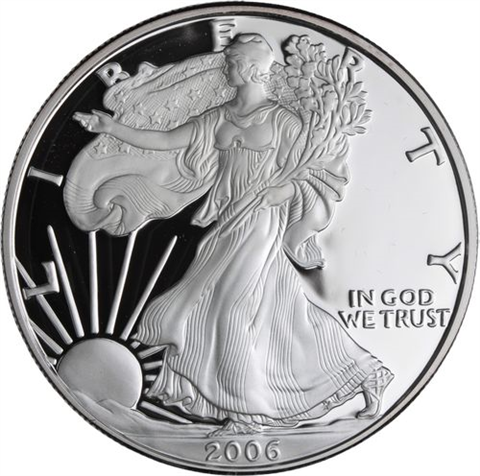 USA-1 Dollar-2006-AGpp-Silver Eagle-RS