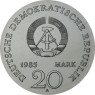 J.1605 - DDR 20 Mark 1985 stgl. Todestag von Ernst Moritz Arndt Sonderpreis 