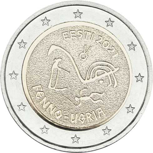 Gedenkmünze-Estland-2-Euro-2021-Finno-Ugrische-Völker