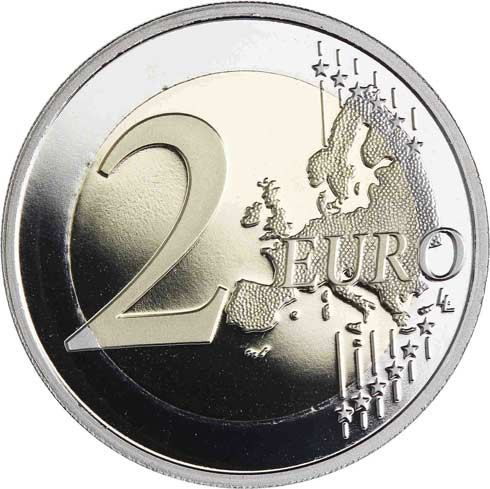 Belgien 2 Euro  2014 PP  150 Jahre Rotes Kreuz im Etui