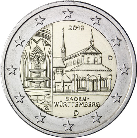 Deutschland-2Euro-2013-Kloster-Maulbronn-A-RS
