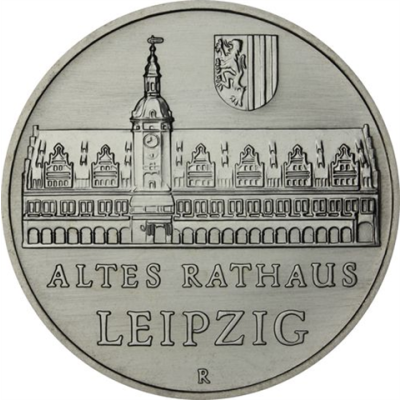 DDR-5Mark-1984-Stgl-AltesRathausLeipzig-RS