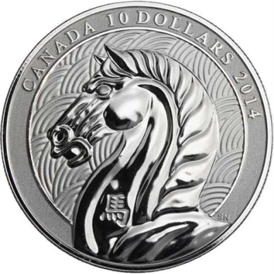Kanada-10Dollar-2014-AGpp-Pferd-RS