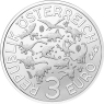 Österreich-3Euro-CuNiStgl-microraptor-VS