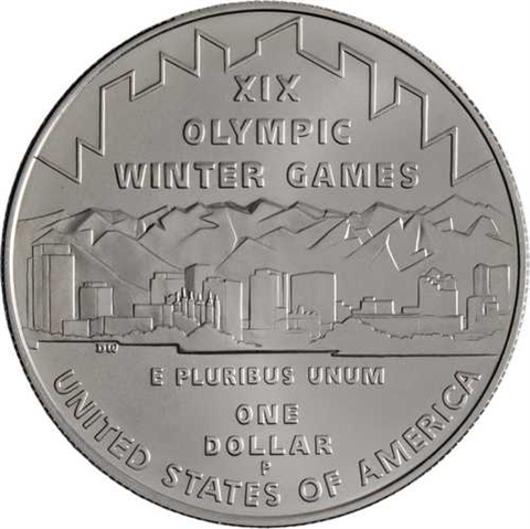 USA-1 Dollar-2002-AGstgl-Olympic Winter Games-Etui