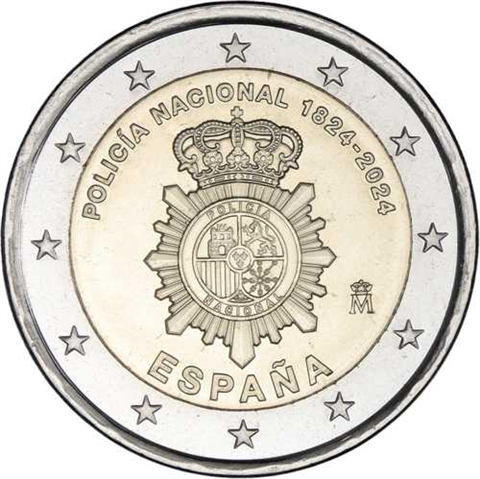 Spanien-2Euro-2024-bfr-Polizeikorps-RS