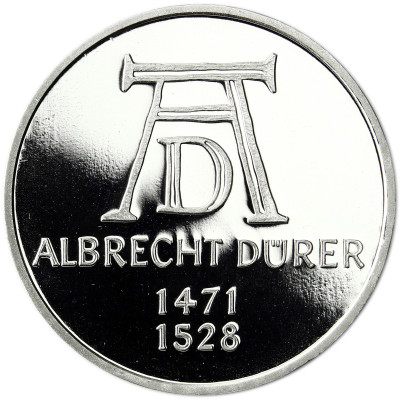 Deutschland 5 DM Silber 1971 PP Albrecht Dürer in Münzkapsel