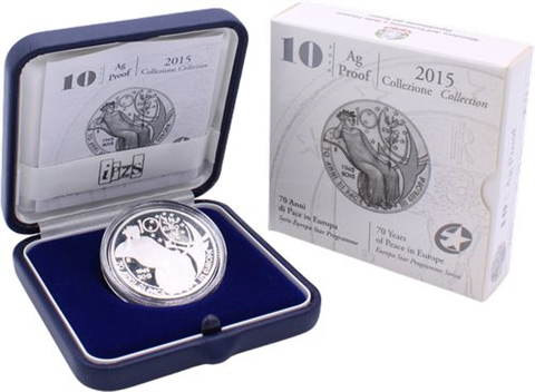 Italien-10 Euro-2015-AGpp-Peace in Europe-RS