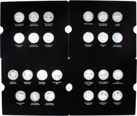 Deutschland-24xmedaille1x10 euro-2010-2011-PP-Frauen WM-Etuis