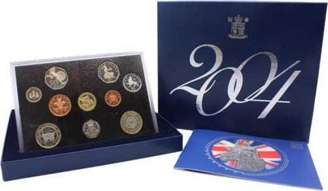 Großbritannien-6,38 Pfund-2004-PP-KMS-Etui RS