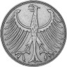 Deutschland 5 DM 1956 D Silberadler - Heiermann