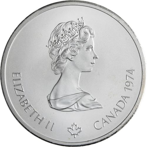 Kanada-14x10+14x5 Dollar-1973-1976-AGstgl-Olymp Montreal 76-Etui