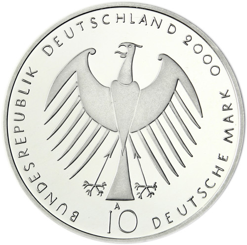 Deutschland 10 DM Silber 2000 Stgl. Natur Erde Mensch, EXPO 2000 Hannover