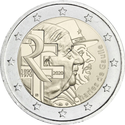 Frankreich-2-Euro-2020-Charles-de-Gaulle-I
