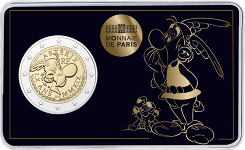 Frankreich-2Euro-2019-CoinCard-Idefix-60JahreAsterix-RS