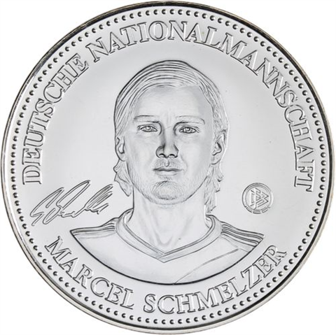 Set I+II Silber-Gold-Gedenkprägungen-der-Nationalmanschaft-2014