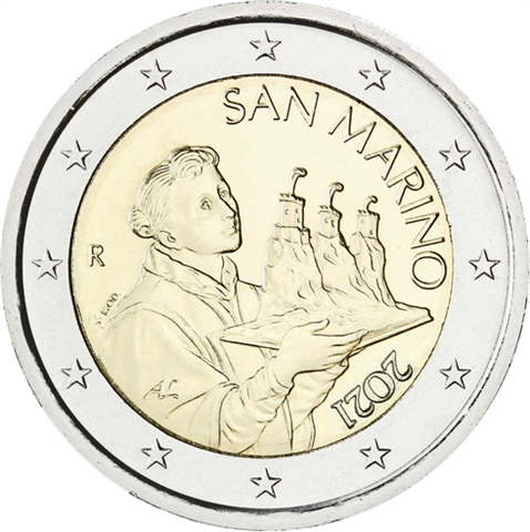 San-Marino-2-Euro-2021-Marinus-I